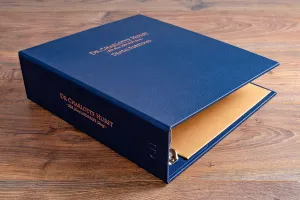 Bespoke Personalised A4 Medical Portfolio (Ring Binder Mechanism)
