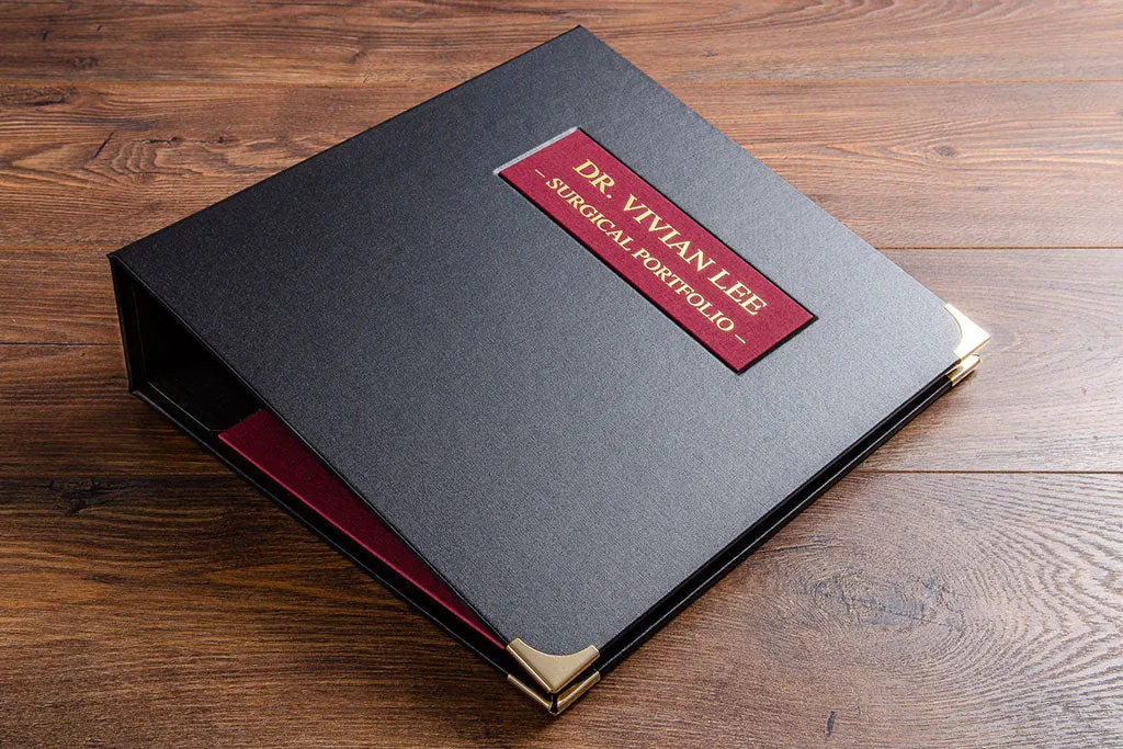 Bespoke Personalised A4 Medical Portfolio (Ring Binder Mechanism)