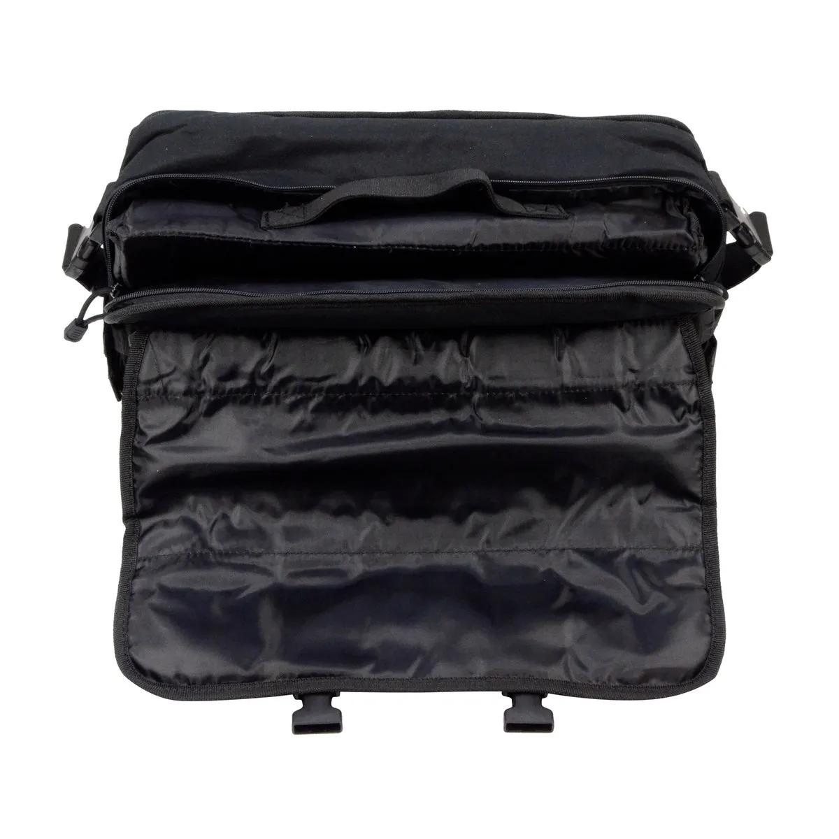 Black Army/Military-Style Cross-body Messenger Bag