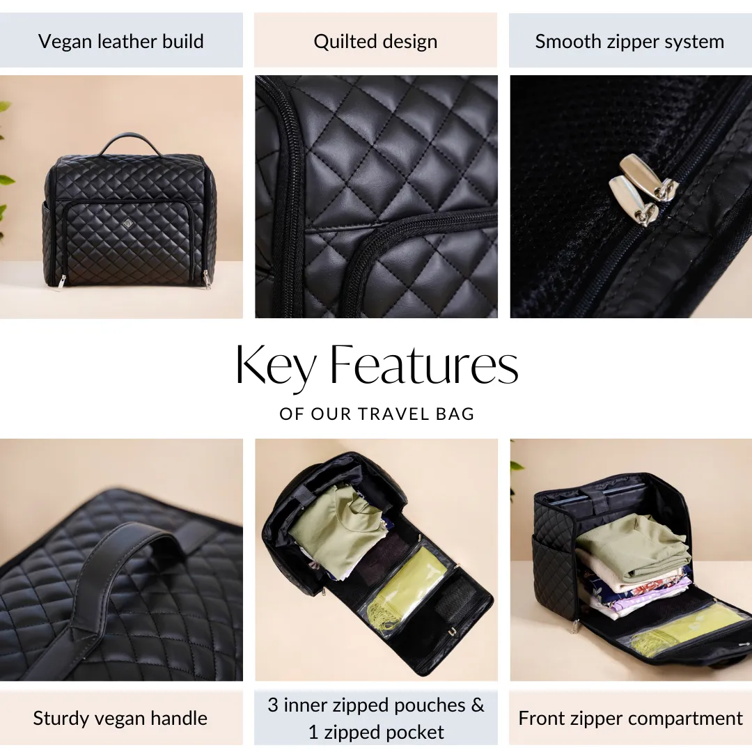 Black Carry On Travel Bag