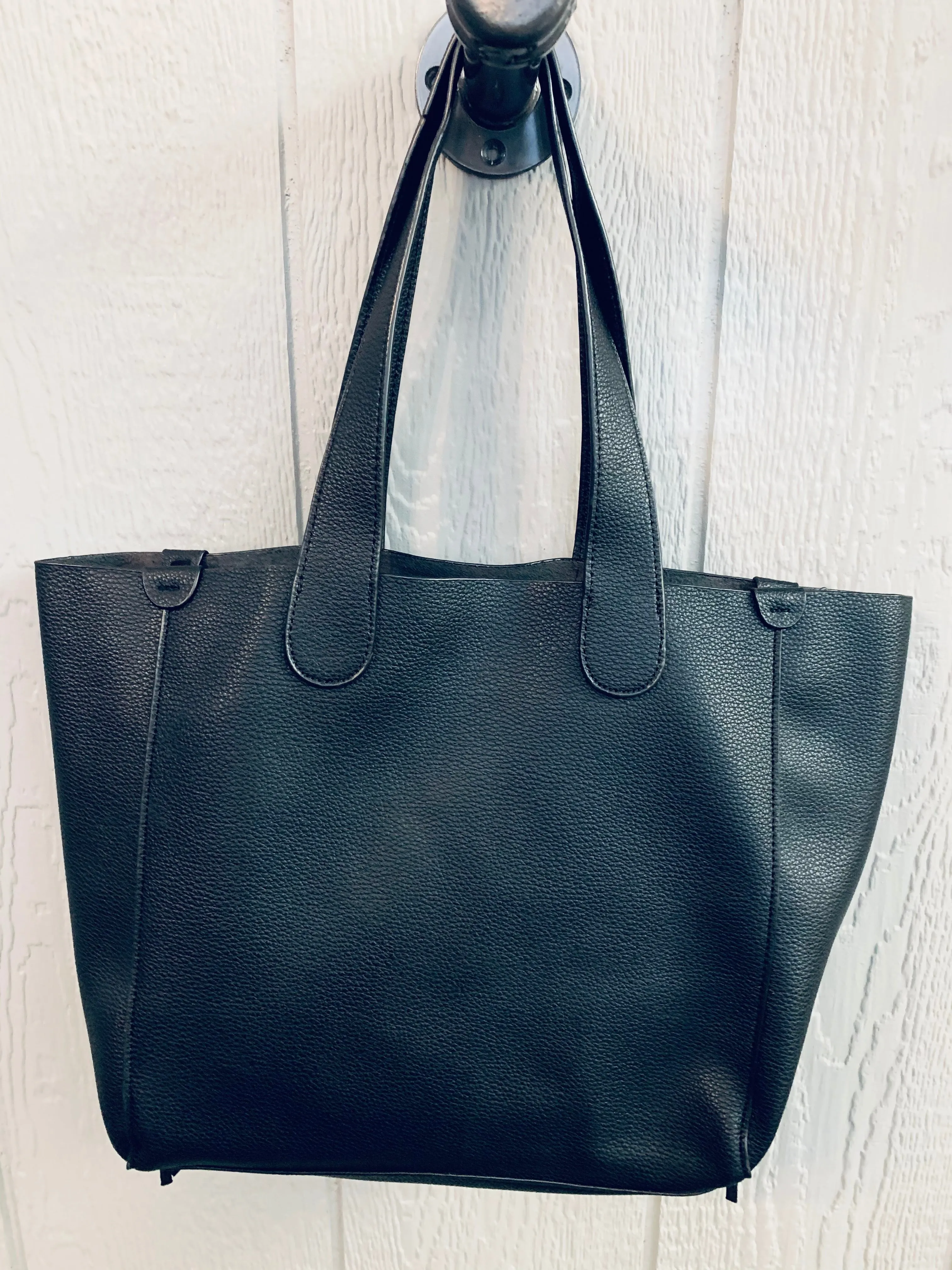 Black Fringe Tote