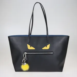 Black Monster Roll Tote Bag w/ Charm