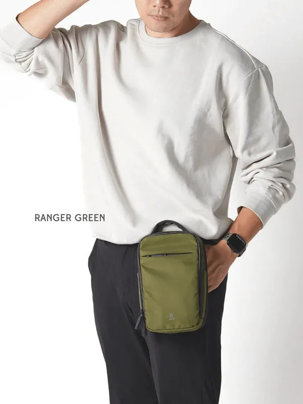 Bold Mimic: Multi-Carry Sling/Backpack in Raven Black Color