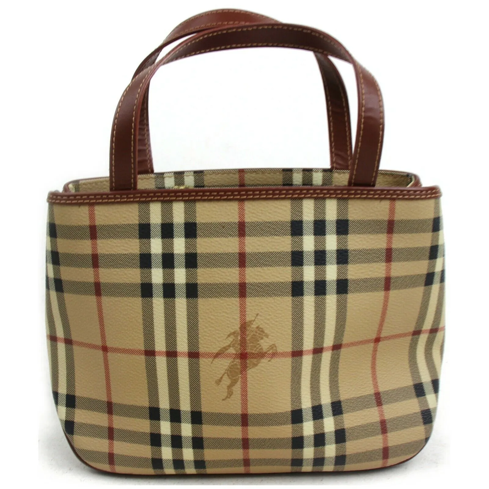 Brand Inspired Burberry London Hand Bag Beige PVC (SHC7-10859)