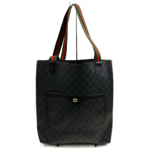 Brand Inspired Gucci Tote Bag Black PVC