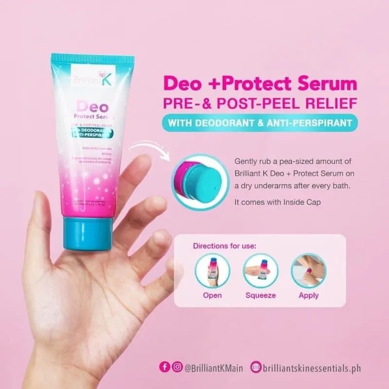 Brilliant K Deo   Protect Serum | Deodorant | Anti - Perspirant 50ml