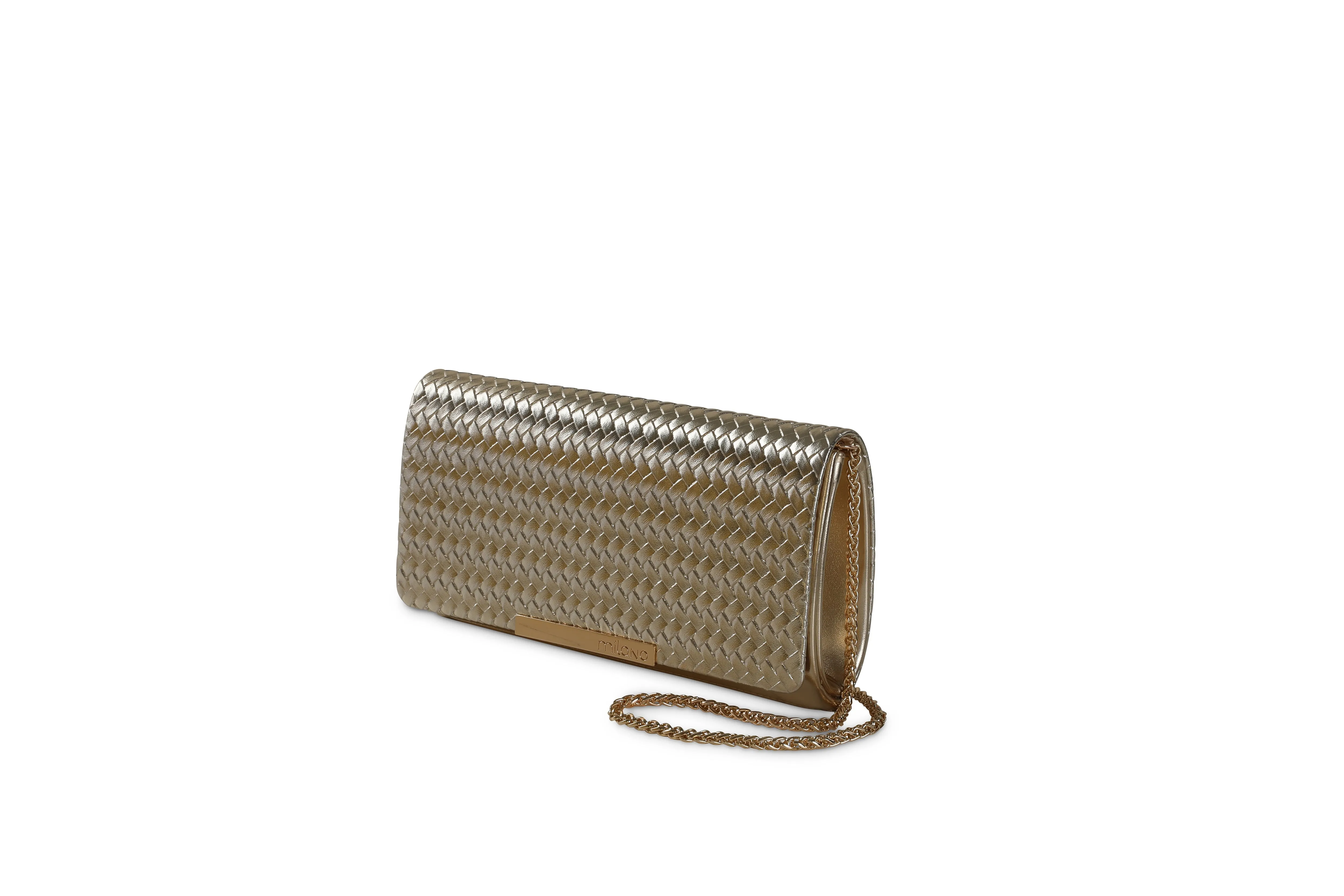 BROSSA CLUTCH- GOLD