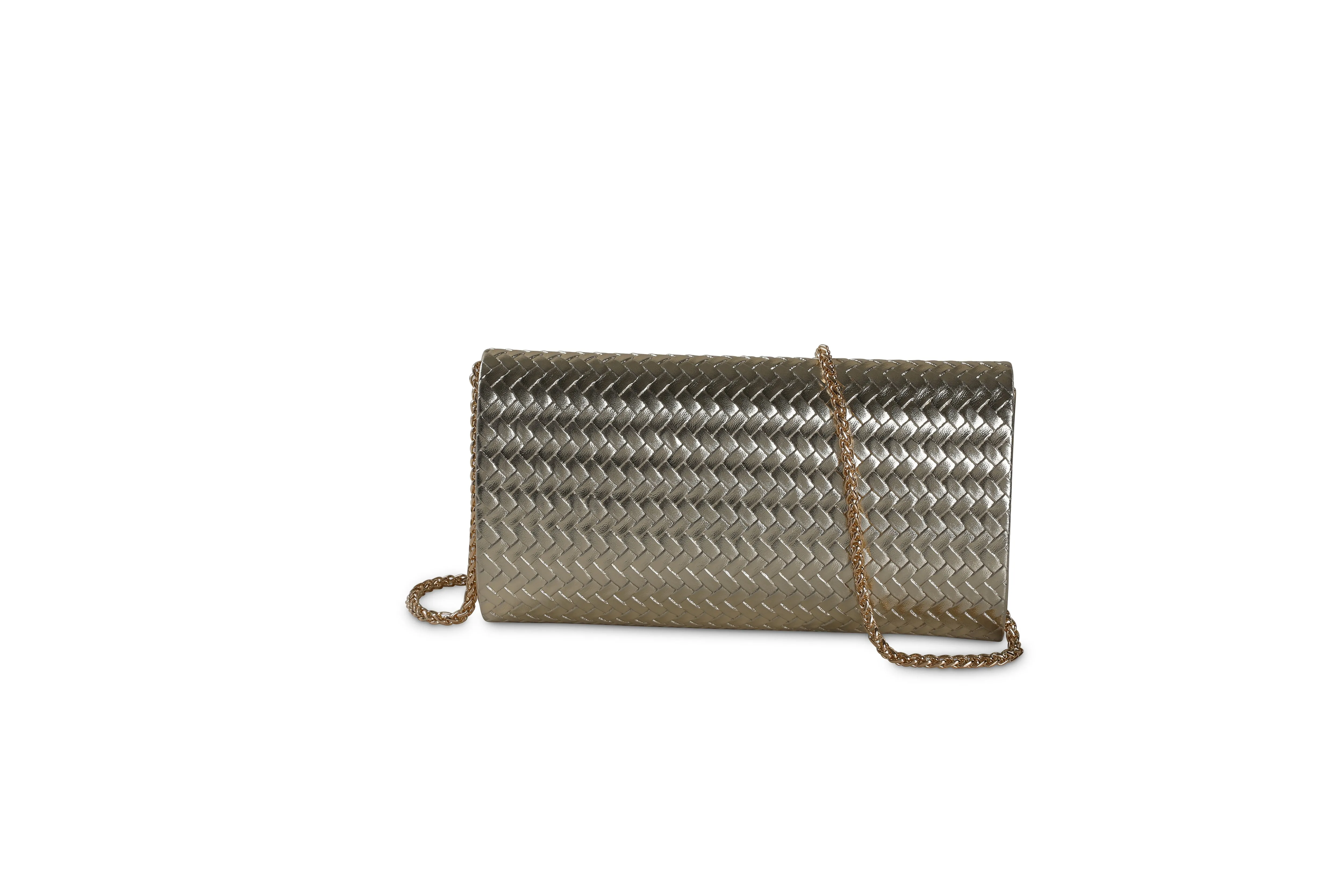 BROSSA CLUTCH- GOLD