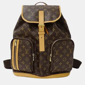 Brown Monogram Canvas and Leather Bosphore Backpack