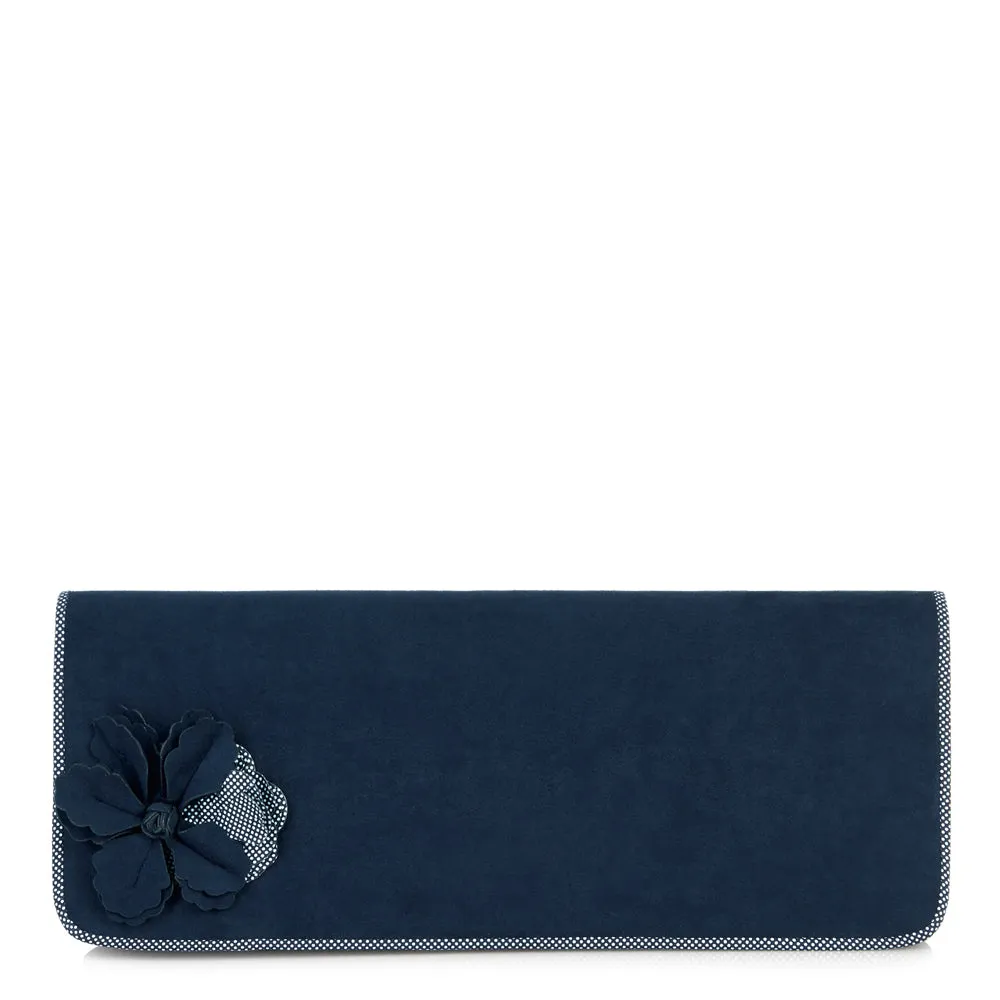 Budapest Blue Clutch Bag (Matches Samira Heels) by Ruby Shoo