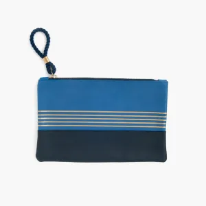 Buoy Block Clutch in Casco Bay Blue   Navy