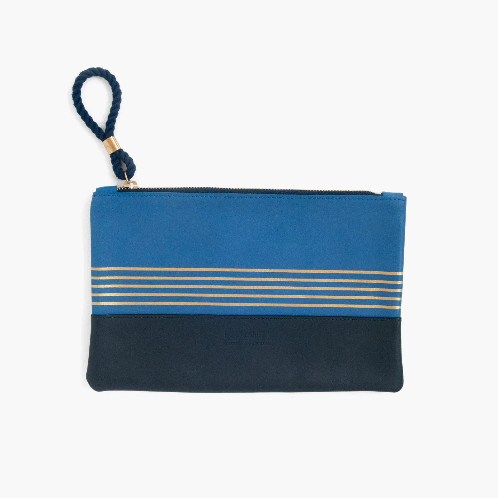 Buoy Block Clutch in Casco Bay Blue   Navy