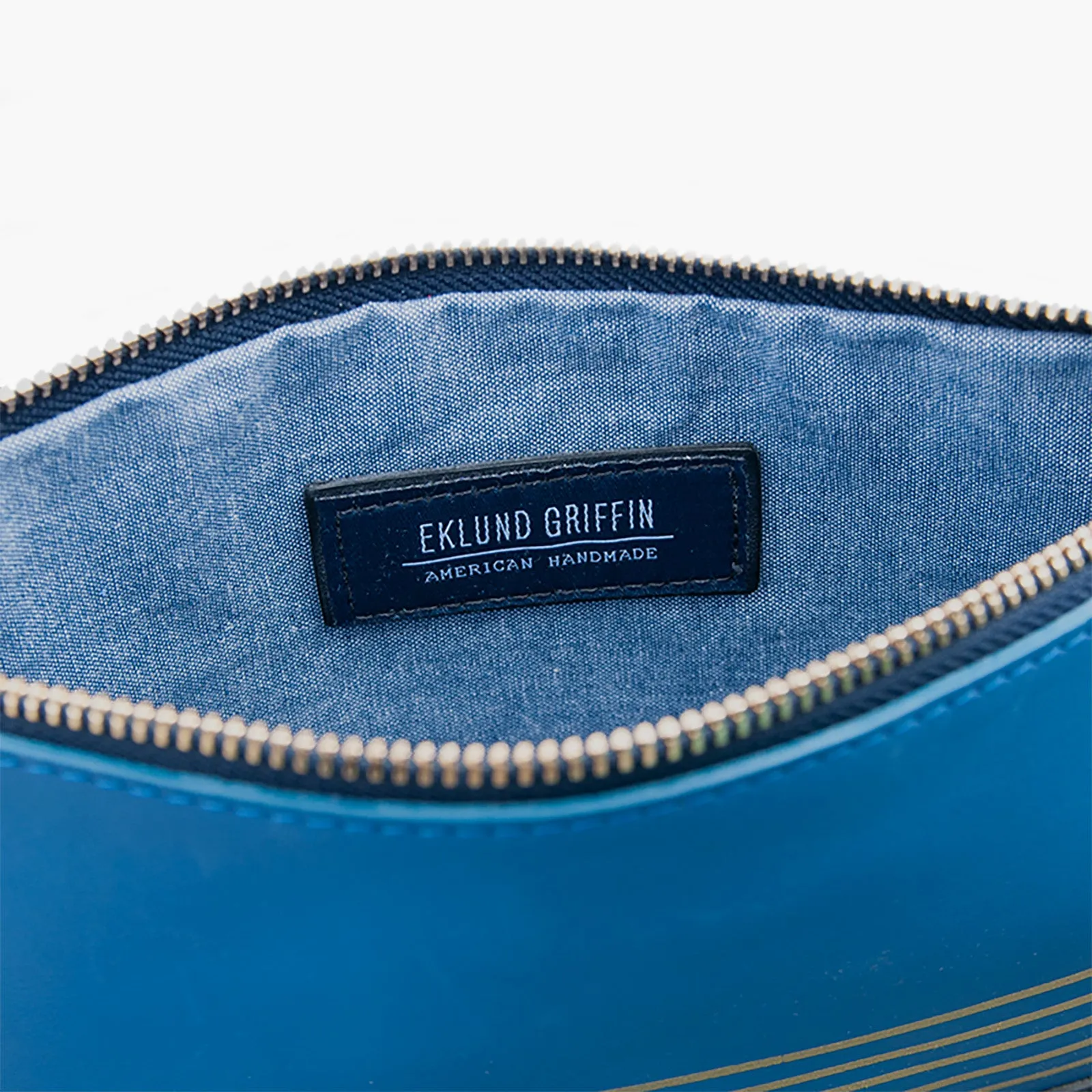 Buoy Block Clutch in Casco Bay Blue   Navy