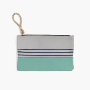 Buoy Block Clutch in Gull Gray   Tidal Teal