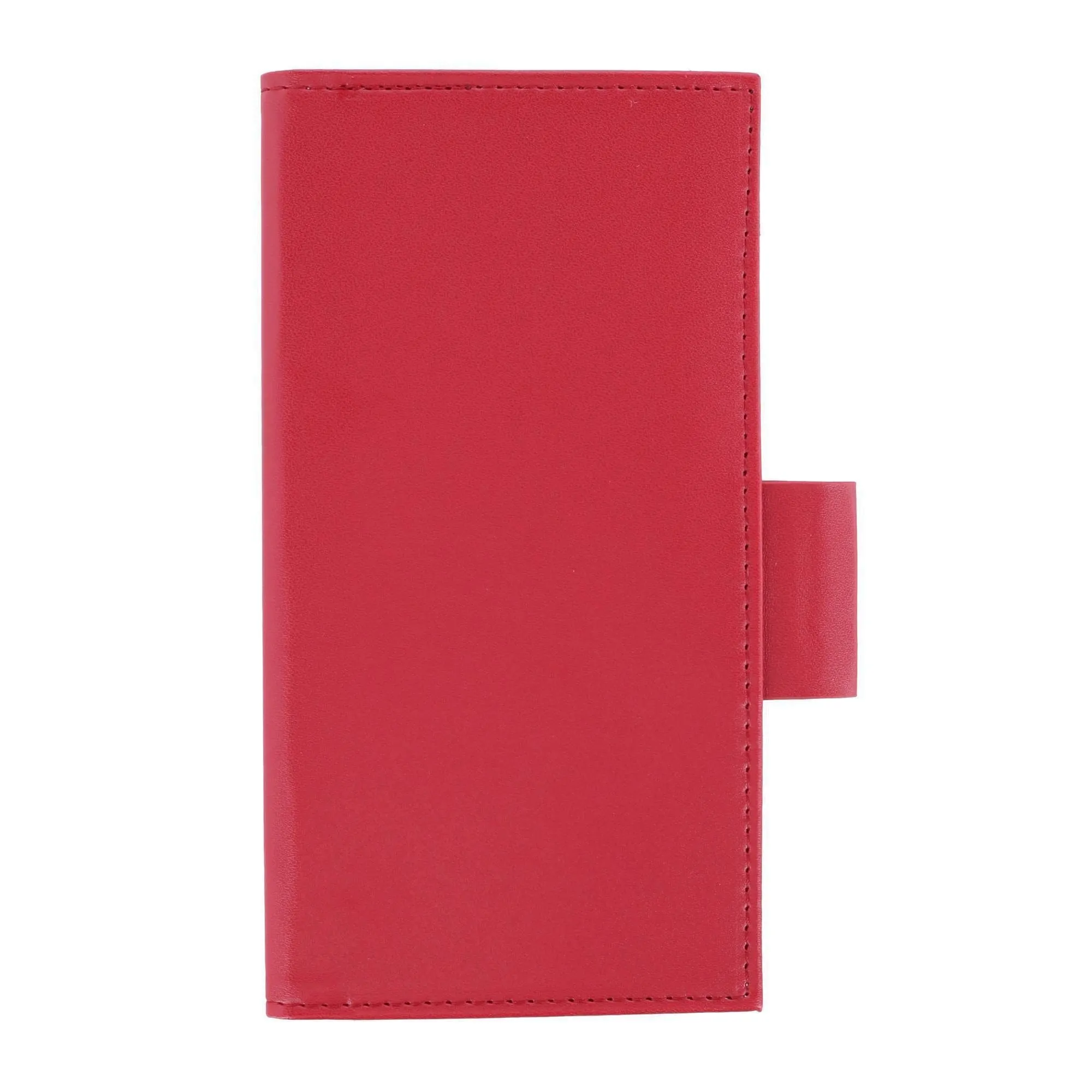 Buxton Women's Leather Long Bifold Organizer Wallet with Floral Emboss