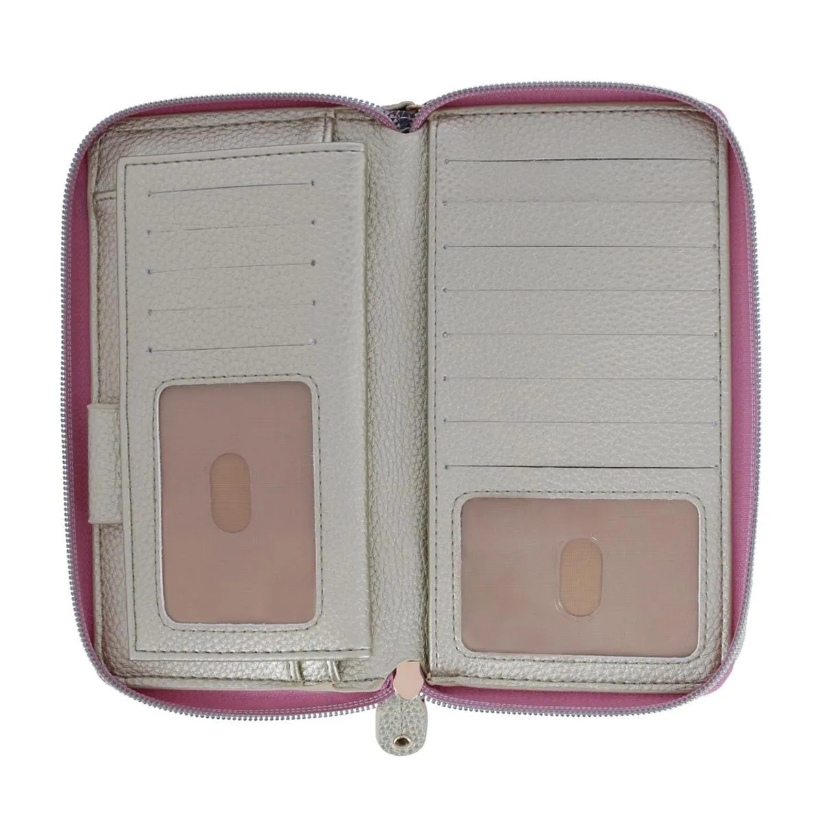 Buxton Women's Styling Vegan Leather Ultimate Organizer