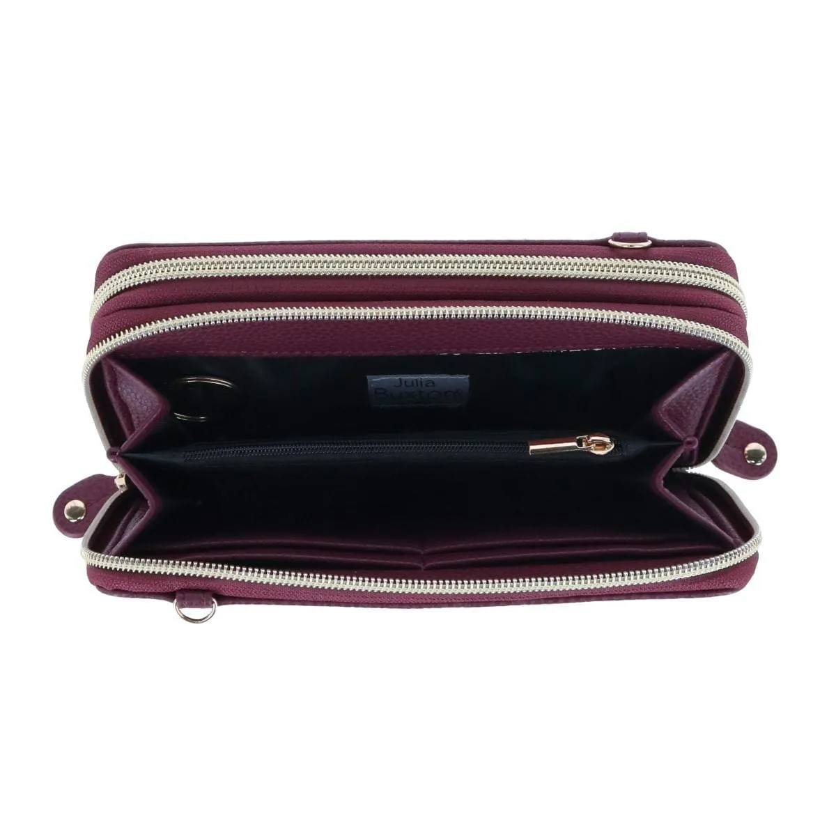 Buxton Women's Styling Vegan Leather Ultimate Organizer