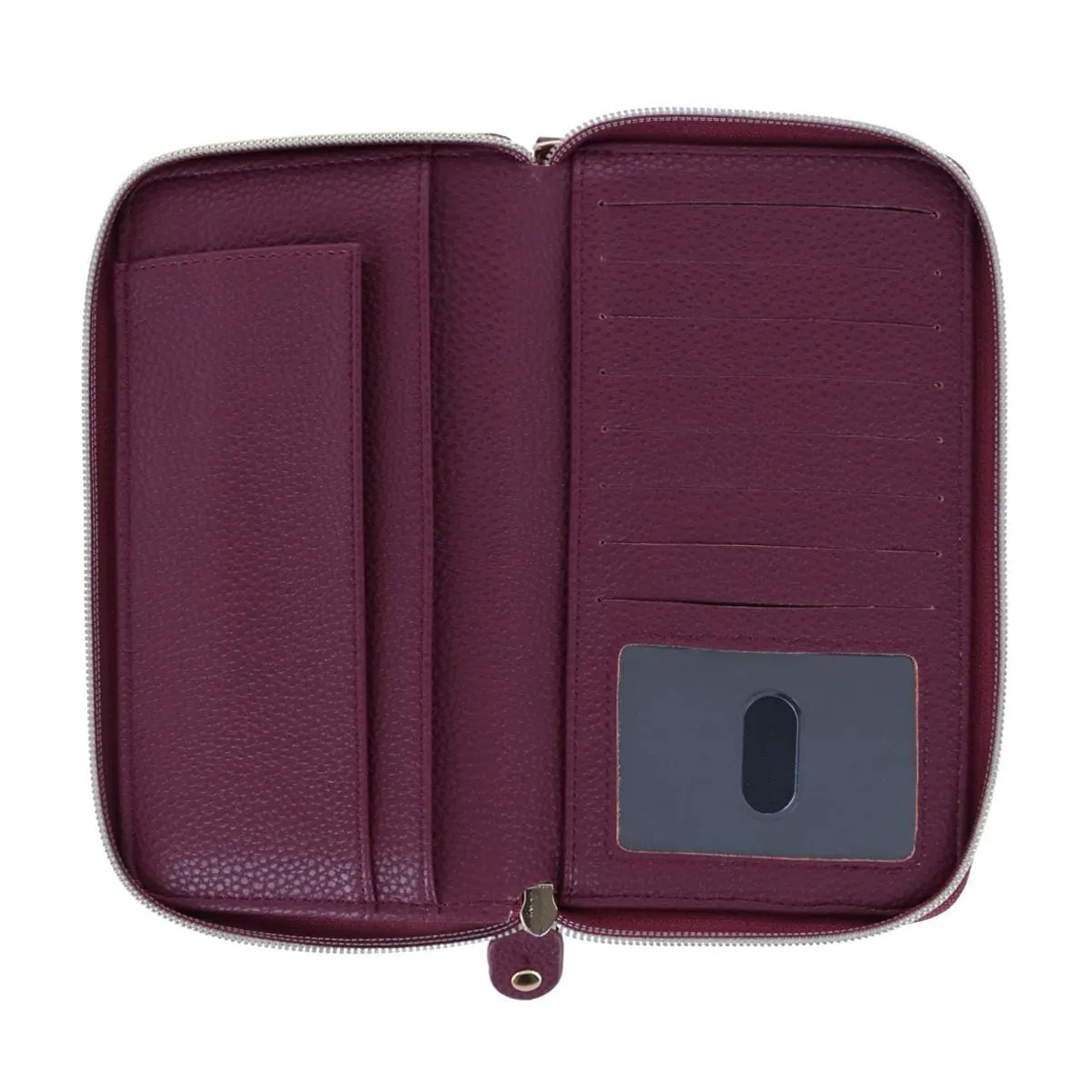 Buxton Women's Styling Vegan Leather Ultimate Organizer