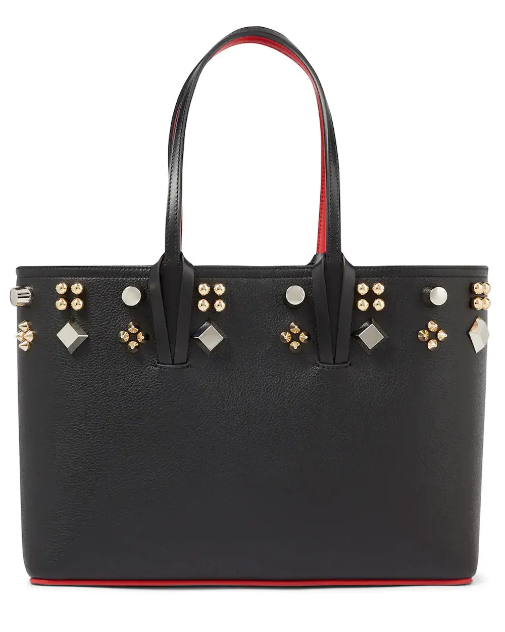 Cabata Stud Tote in Black