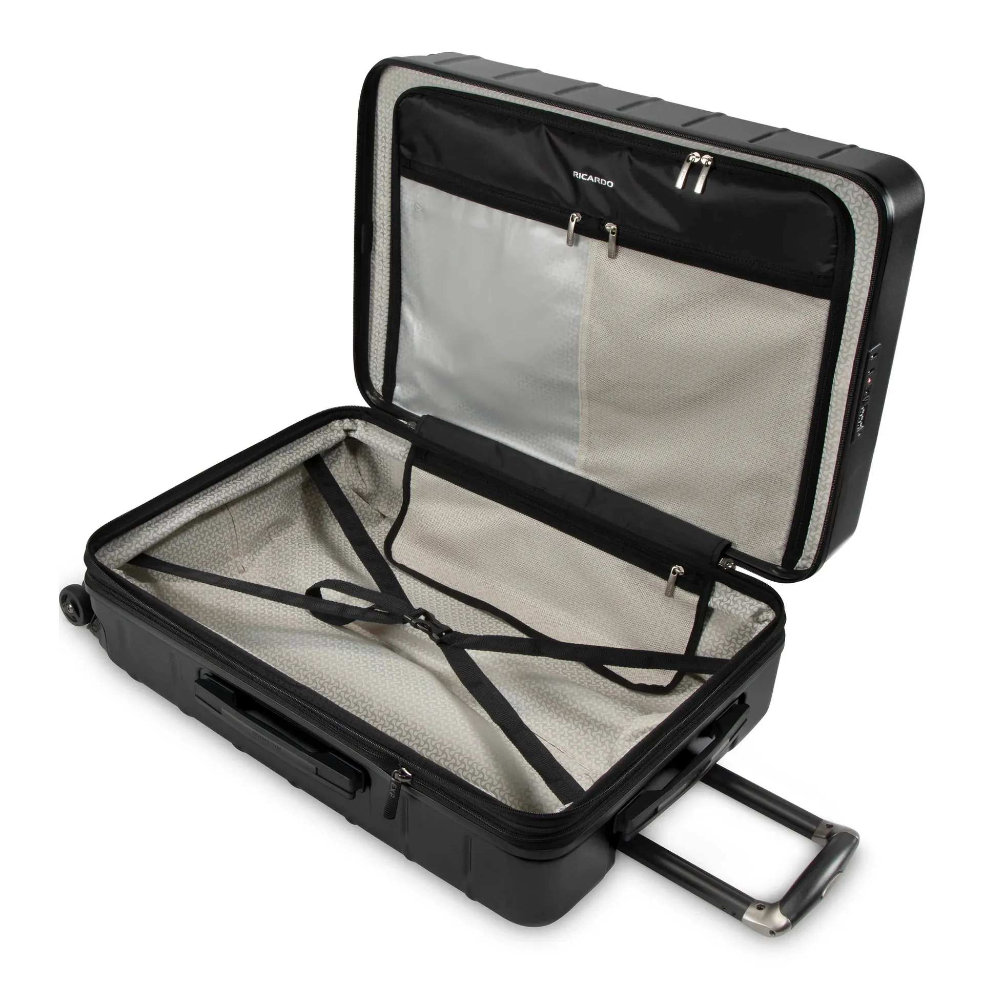 Cambria Medium Check-In Expandable Spinner - Black