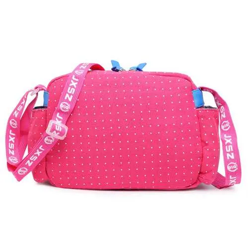 Canvas Casual Sports Travel Light Weight Wave Point Shoulder Bag Crossbody Bags
