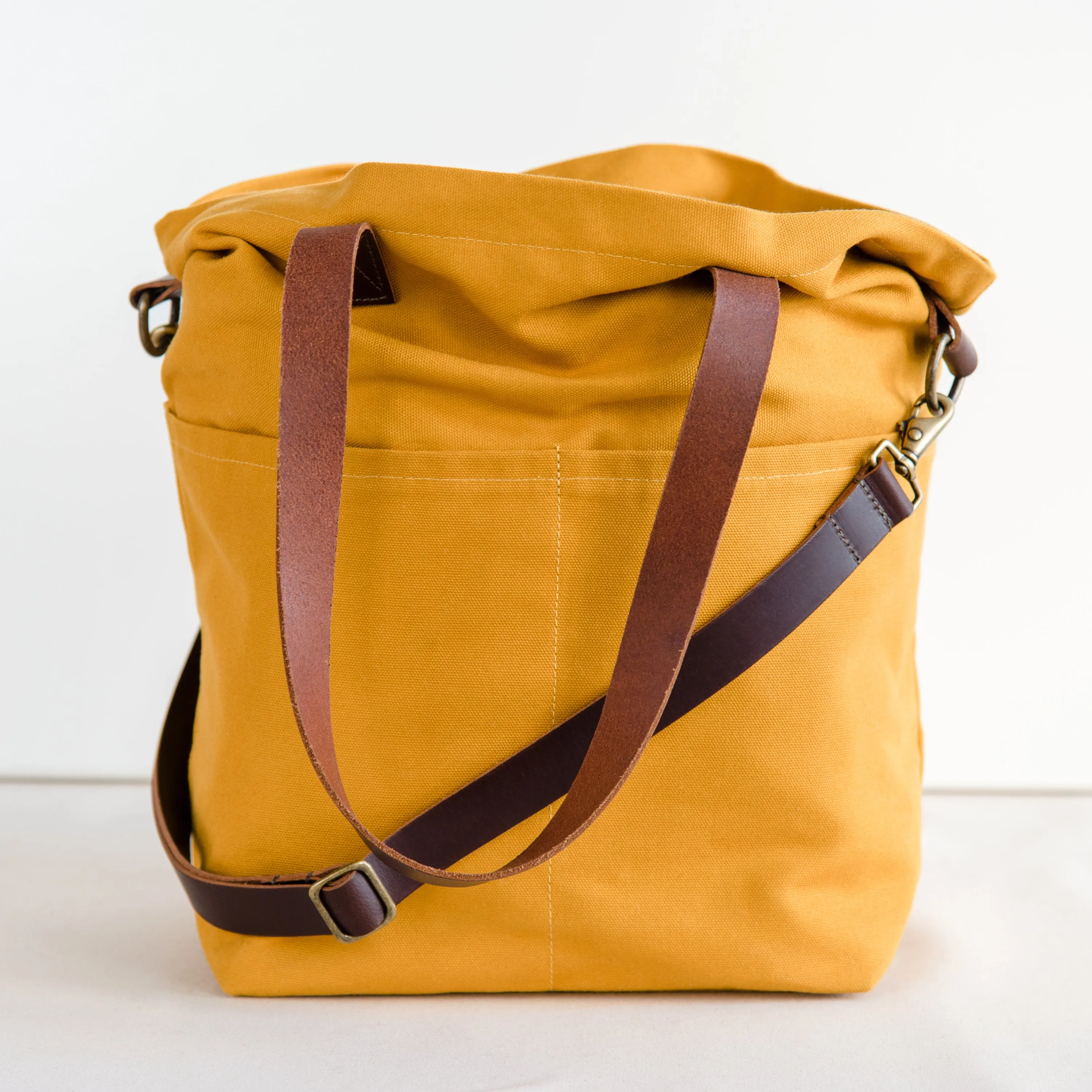 canvas crossbody project tote