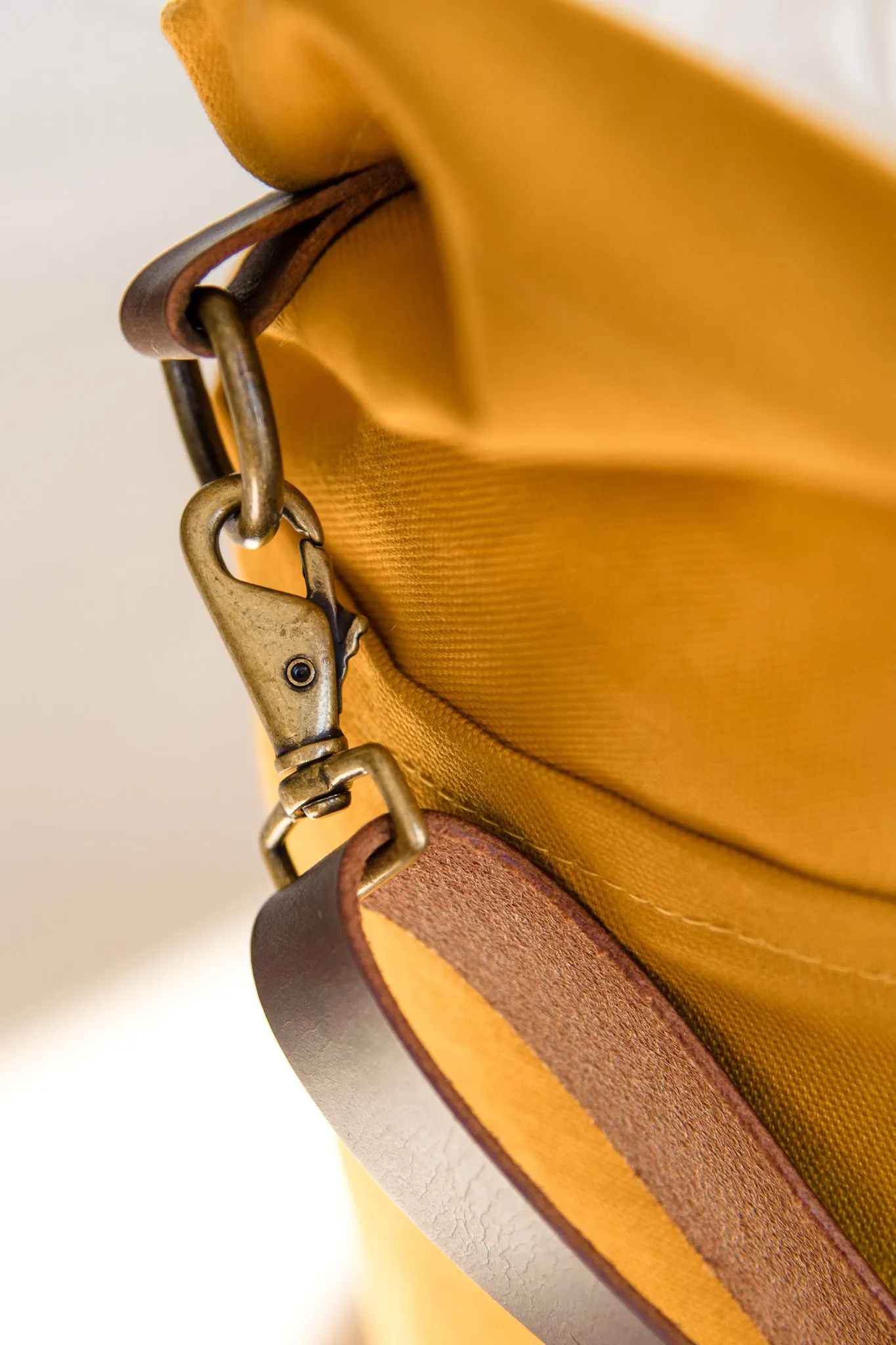 canvas crossbody project tote