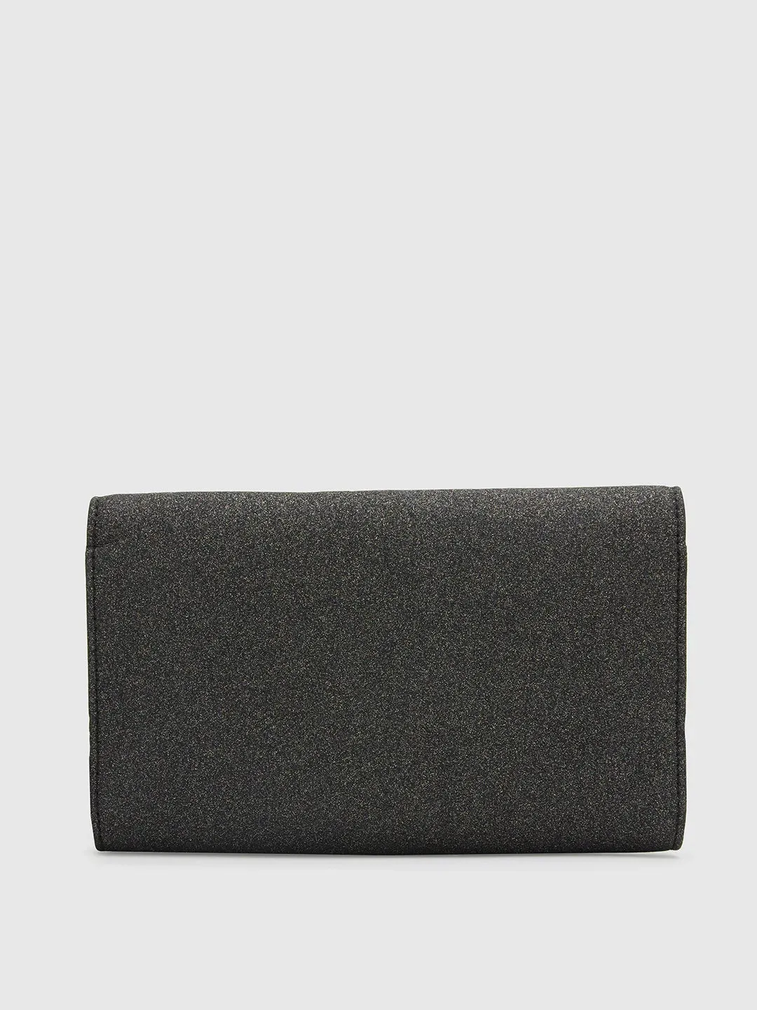 Caprese Junie Flapover Clutch Large Black
