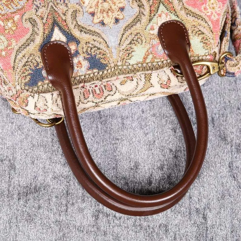 Carpet Handbag Golden Age Pink