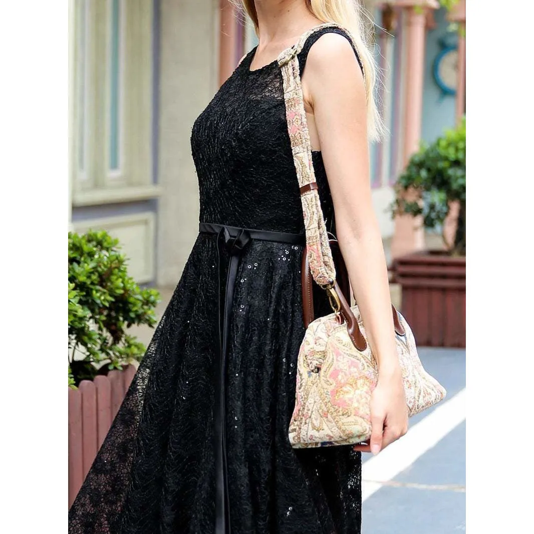 Carpet Handbag Golden Age Pink