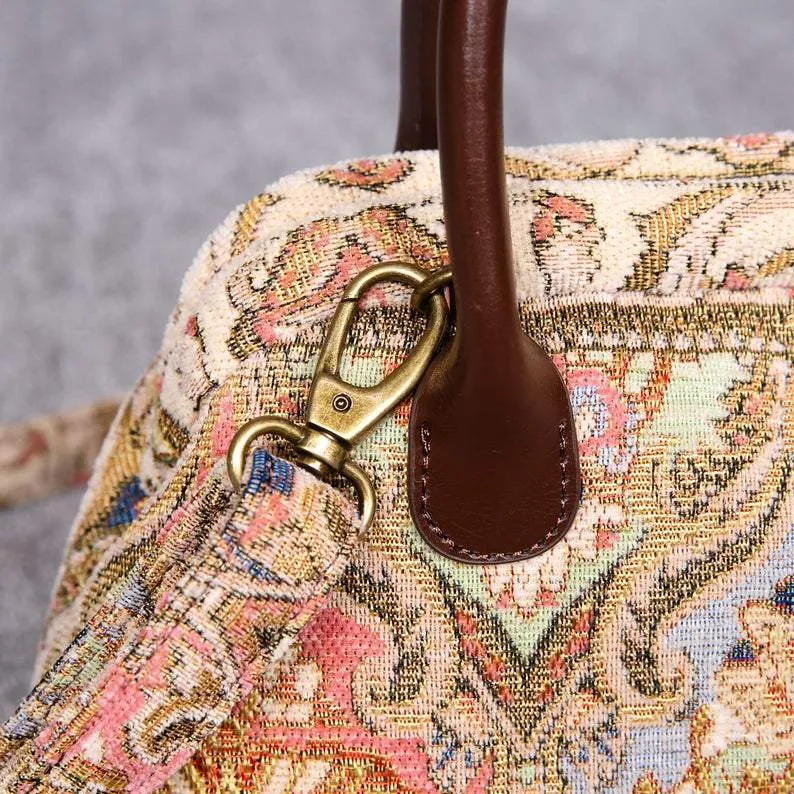 Carpet Handbag Golden Age Pink