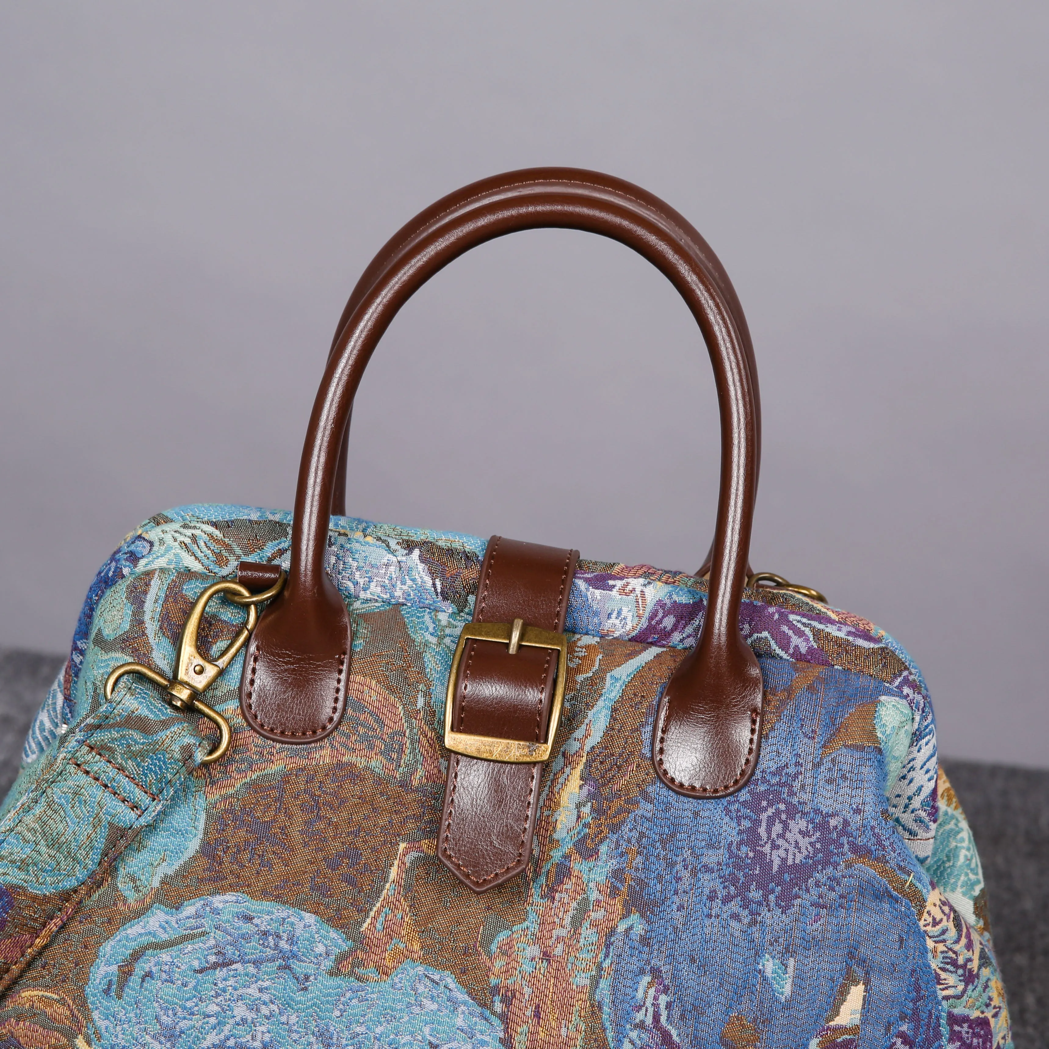 Carpet Purse Abstract Blue