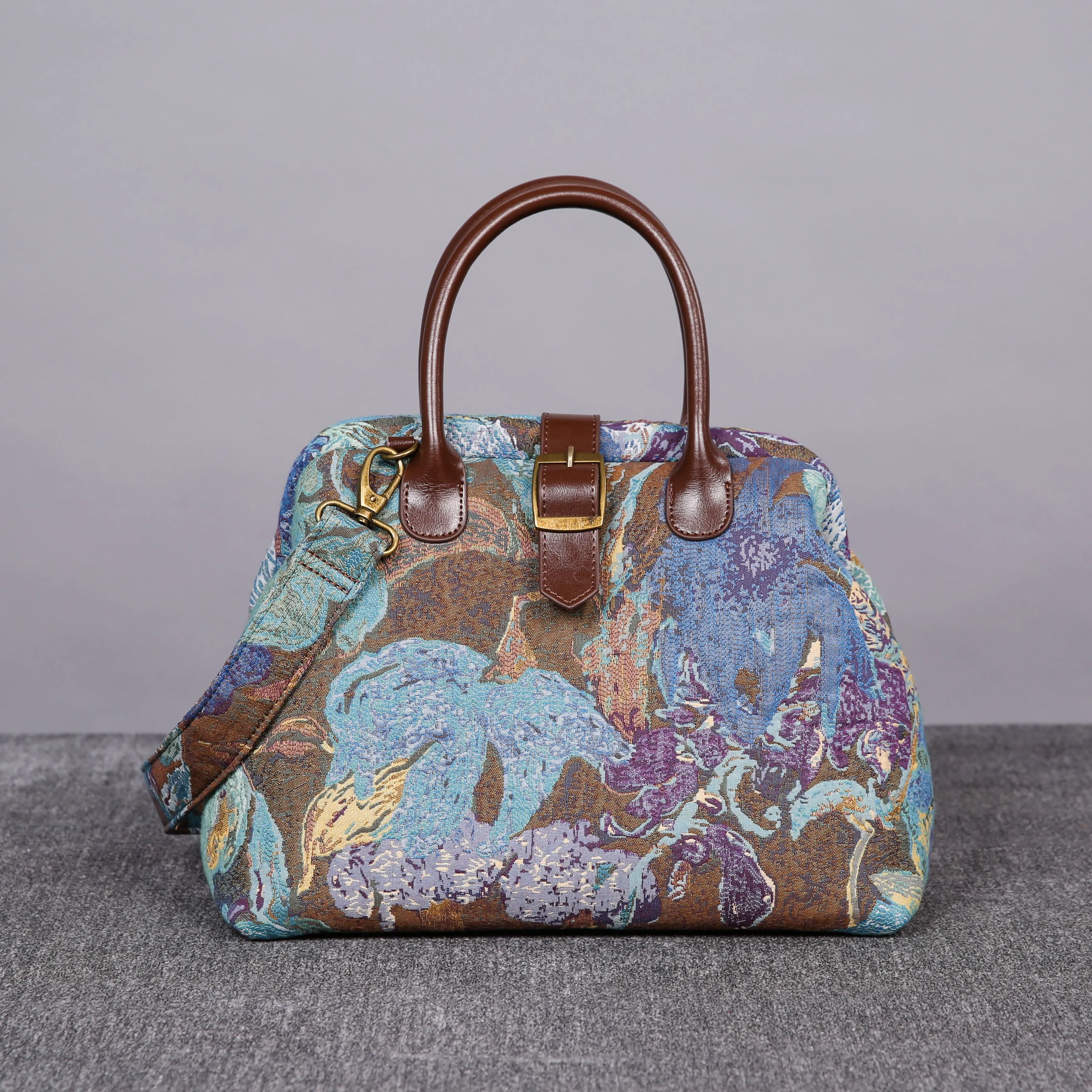 Carpet Purse Abstract Blue