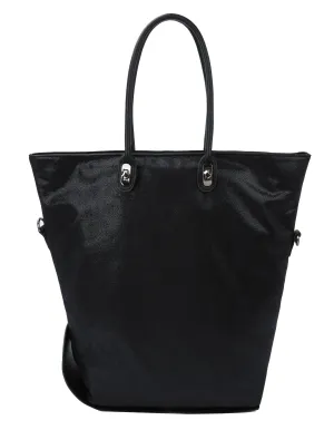 Carrie Faux Suede Travel Friendly Convertible Tote Bag