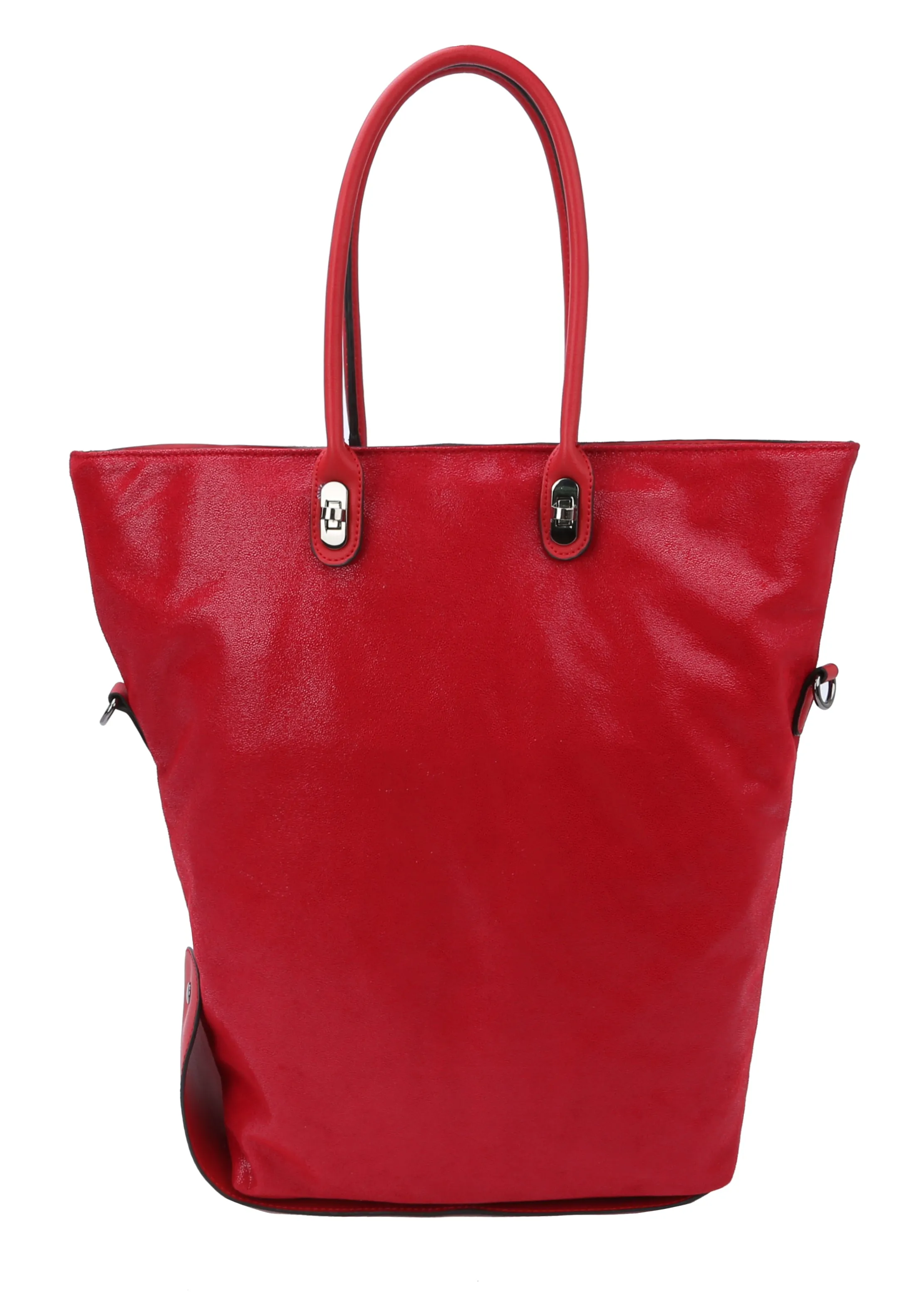Carrie Faux Suede Travel Friendly Convertible Tote Bag
