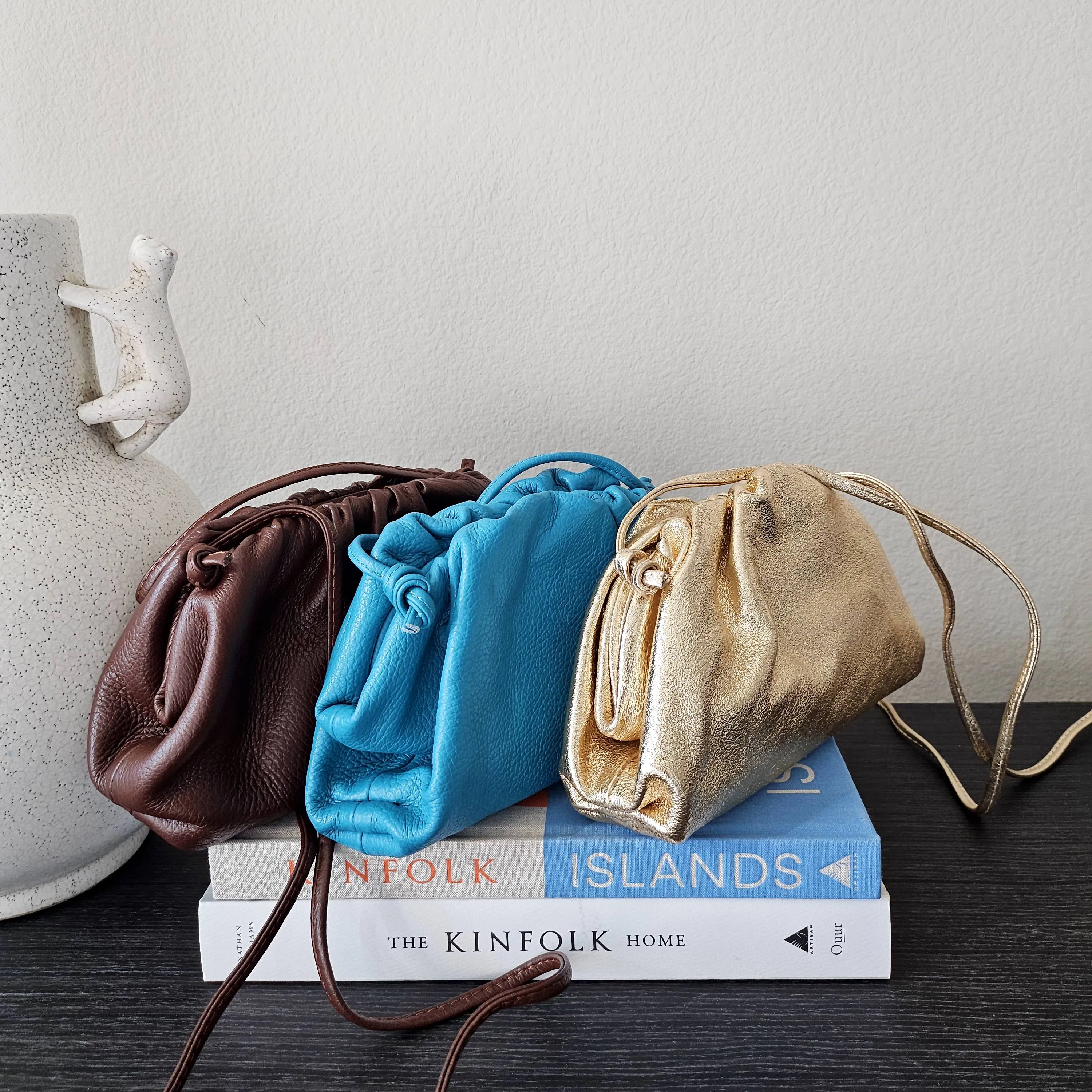 Carro Positano Leather Mini Clutch 85487