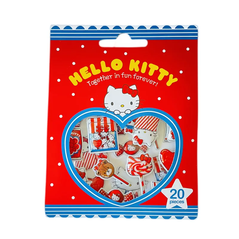 Cartoon Pink 3D Stickers