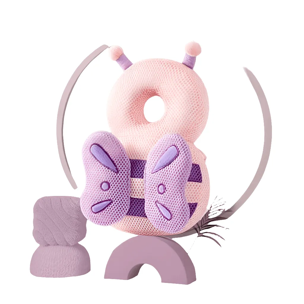 Cartoon-Themed Baby Head Protector Pillow | Soft PP Cotton Backpack Cushion for Toddlers 1-3 Years