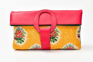 Casablanca Foldover Clutch - Pink