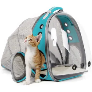 Cat Carrier Backpack, Expandable Pet Backpack for Small Dog, Airline Approved