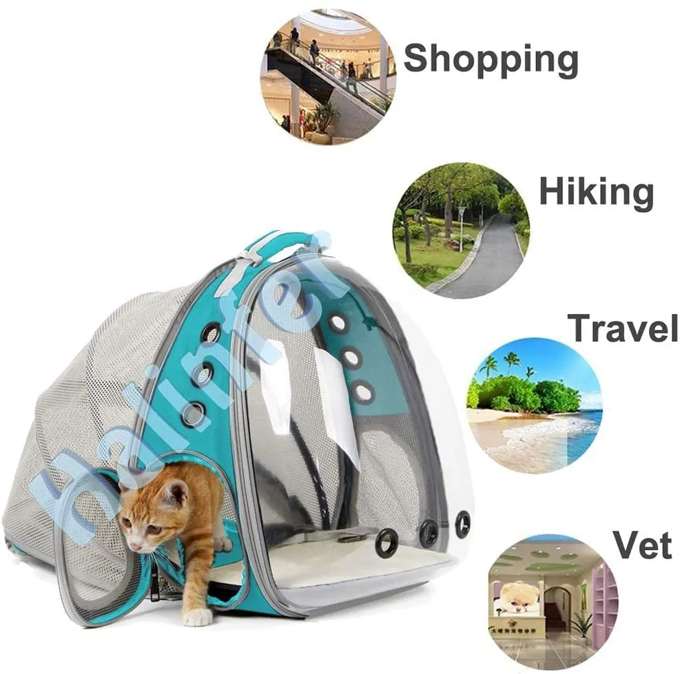 Cat Carrier Backpack, Expandable Pet Backpack for Small Dog, Airline Approved