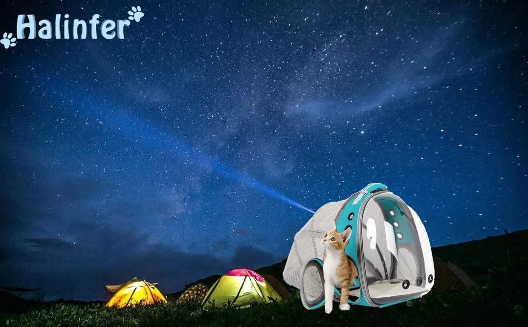 Cat Carrier Backpack, Expandable Pet Backpack for Small Dog, Airline Approved