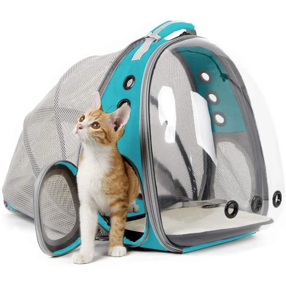 Cat Carrier Backpack, Expandable Pet Backpack for Small Dog, Airline Approved