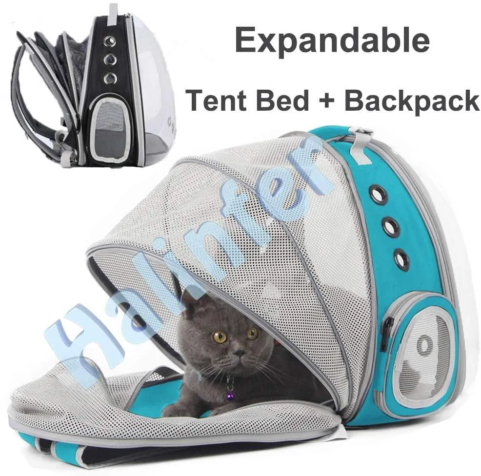 Cat Carrier Backpack, Expandable Pet Backpack for Small Dog, Airline Approved