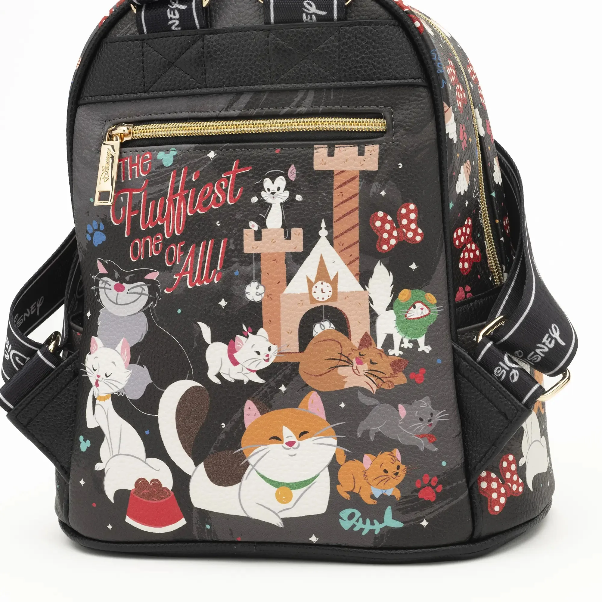 Cats of Disney WondaPop 11" Vegan Leather Fashion Mini Backpack