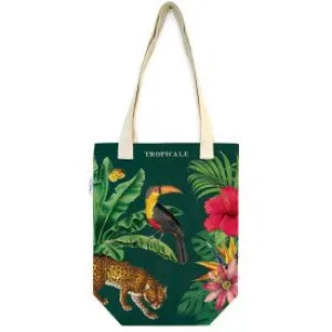 Cavallini & Co. Vintage Inspired Tote Bag  - 13" x 16" (33 cm x 40.5 cm) - Tropicale