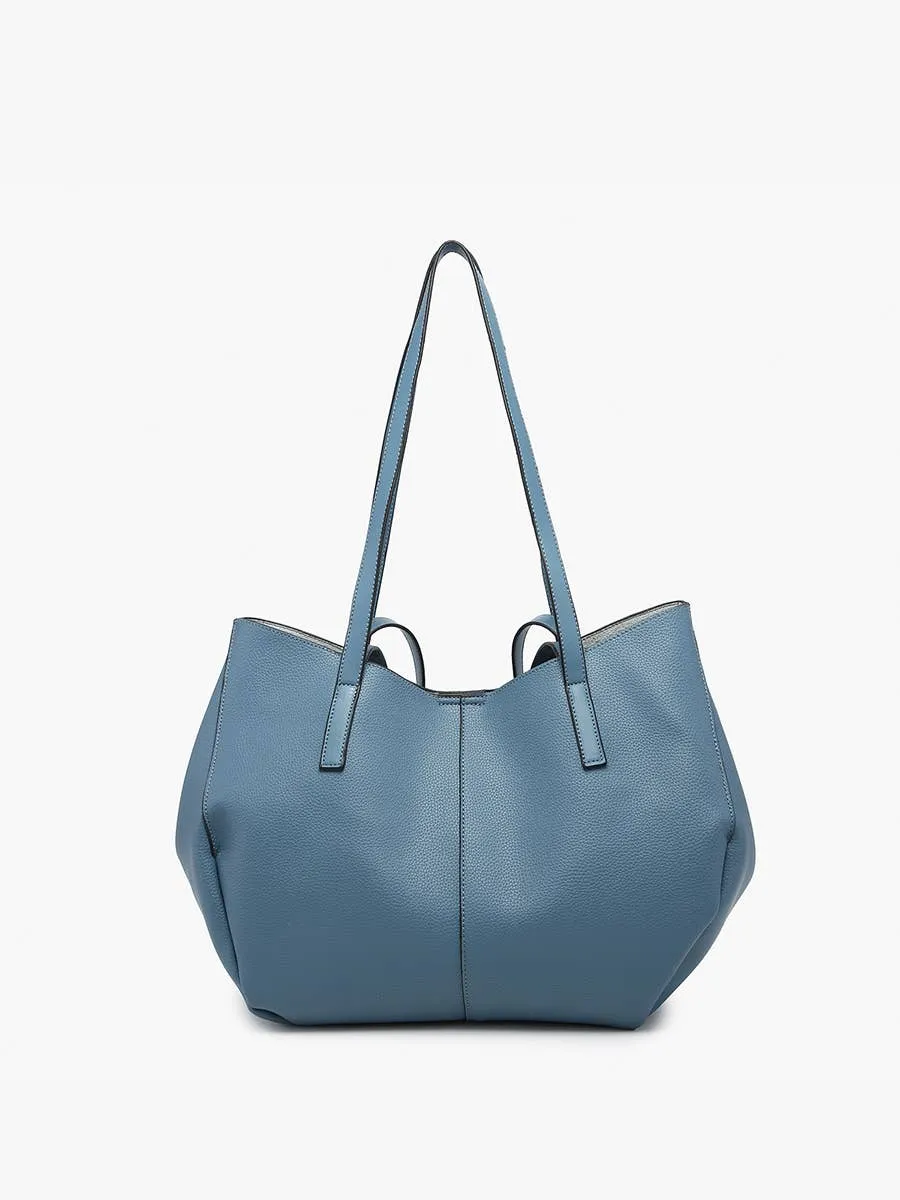 Celeste Dark Olive Distressed Hobo Bag
