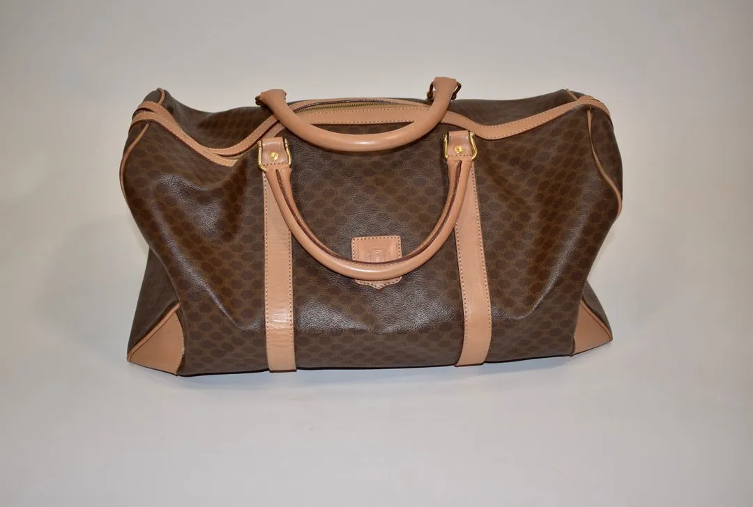 Celine Vintage Macadam Duffle Bag