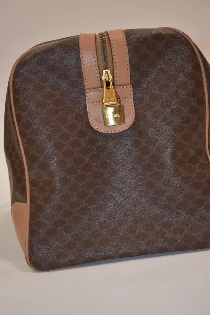 Celine Vintage Macadam Duffle Bag