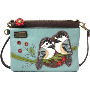 Chala Chickadee Mini Crossbody Blue Synthetic